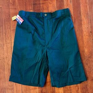 Vintage Port Trevorton ‘70s USA Talon Zipper Flat Front 9in Bermuda Shorts M NWT